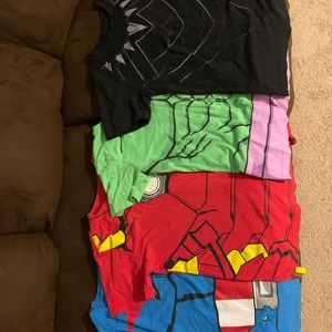 Marvel 4 pack t shirts